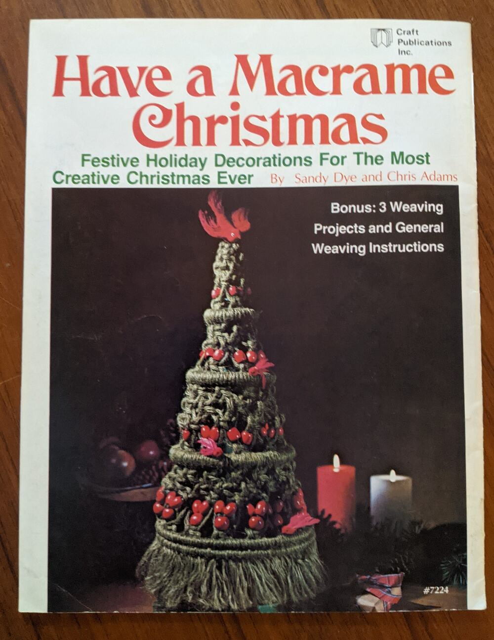 Have a Macrame Christmas Pattern Book 1977